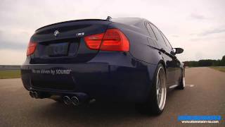 Eisenmann E90 M3 Sport System  Challenge Street Xpipe [upl. by Vitalis]