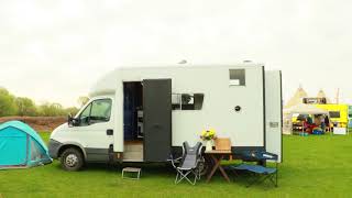 Family Luton Conversion with Double Bunk Beds and Woodburner  Tour [upl. by Aned]