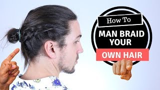 Box Braids on Straight Hair  Mens Easy Protective Hairstyle [upl. by Adnoval237]