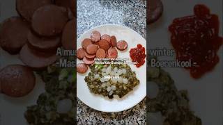 Stamppot Boerenkool • Mashed Kale winterfoods livinginthenetherlands cooking [upl. by Ayamahs]