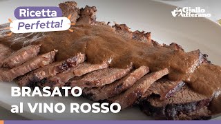 BRASATO al VINO ROSSO super tenero Un secondo intramontabile che mette tutti d’accordo 🥩🍷😍 [upl. by Doniv26]