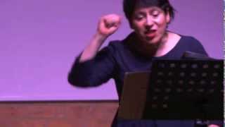 LORE LIXENBERG  quotTa Cathy ta quittéquot recital for Cathy Berberian extracts [upl. by Annavoeg475]