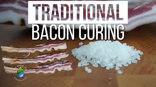 How To Cure Bacon the Traditional Way Just Salt No Artificial Preservatives [upl. by Imeon]