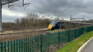 1L23 passing Wootton Bassett Near Wootton Bassett Junction on Wednesday 13th March 2024 [upl. by Perrin]