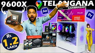 Rs 12 Lakh 💸💸 Gaming amp Editing 🔥🔥 PC  RX 7700 XT  Ryzen 5  9600X  Mr Pc Wale [upl. by Sheaff230]