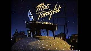 October 1988 McDonalds Mac Tonight TV commercial 99c Big Mac [upl. by Valdes]