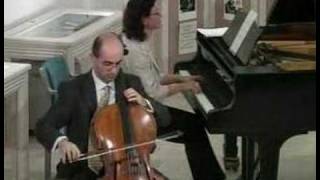 Brahms Lullaby for cello and piano by Leandro [upl. by Alletniuq]