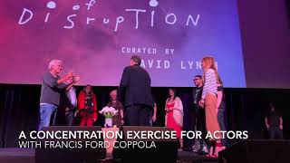 Francis Ford Coppola at David Lynch’s Festival of Disruption LA 2018 [upl. by Kirbee517]