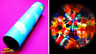 How to make a kaleidoscope  Craft Ideas  DIY [upl. by Airdnoed505]