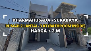 69Dijual Rumah 2 LANTAI Terbaik dengan Kamar Mandi Dalam [upl. by Harewood]