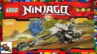 LEGO instructions  Ninjago  2259 Skull Motorbike [upl. by Yremogtnom402]