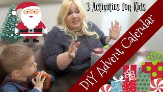 DIY ADVENT CALENDAR Surprise Treasure Chest ACTIVITY COUNTDOWN CHAIN 3 Christmas Projects for KIDS [upl. by Ojyllek]