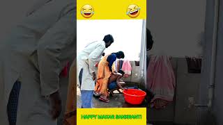 Happy makar Sankranti 😂🤣  मगही पारिवारिक कॉमेडी  magahicomedy uday doctor bodhgaya [upl. by Enaywd]