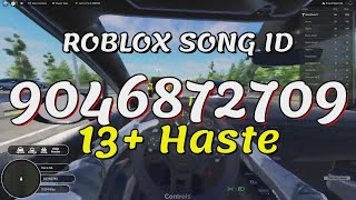 13 Haste Roblox Song IDsCodes [upl. by Boone]