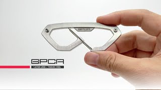 GPCA Carabiner Loop Multitool Keychain  Patented [upl. by Helen62]