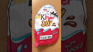 Kinder joy Sanrio blind bag  ASMR papercraft kawaii sanrio papersquishy squishmallows shorts [upl. by Atinej]