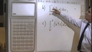 Integrales definidas y área Con Casio 9860 Clase 8 [upl. by Bertie]