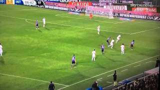 Babacar AMAZING GOAL  FiorentinaInter 051014 [upl. by Ludewig79]