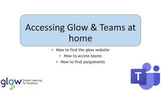 Accessing Glow amp Teams at home PARENTS GUIDE [upl. by Thirza]