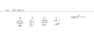 51 Multiply Write the result in the form abi [upl. by Ahsienad]