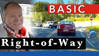 Basic RightofWay Rules and Who Goes First in Road Traffic [upl. by Cnut]