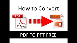 HOW TO CONVERT PDF TO PPT FREE ONLINE [upl. by Eenwahs]