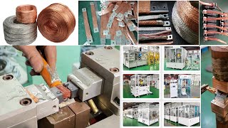 Copper Braided Wire Manual Welding Machine Parameter Adjustment amp Setting Method and Welding Test！ [upl. by Liban853]