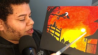 ASMR Showing You My New Paintings [upl. by Ruomyes]