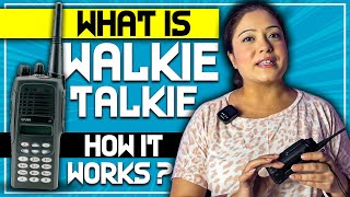 How to use walkie talkie license free in India  Why to use Walkie Talkie over Mobile Phones [upl. by Resarf]