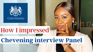 MY CHEVENING INTERVIEW QUESTIONS AND HOW I ANSWERED HOW TO PASS THE CHEVENING INTERVIEW WITH EASE [upl. by Itida464]