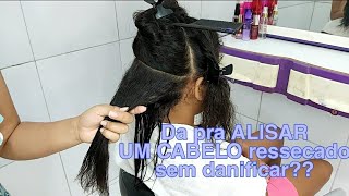 SELAGEM EM CABELO CHEIO E GROSSO  DA PRA ALISAR UM CABELO NA PRIMEIRA APLICAÇÃO  LISO PERFEITO [upl. by Merras]