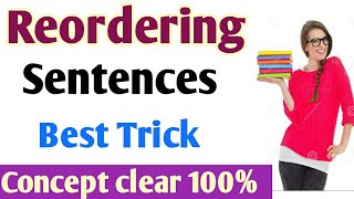 Reordering sentences Class 10 English Grammar important reordering sentences 2021 board exam [upl. by Thomson336]