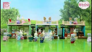 Koala Diary DIY House 2 Floor Kitchen Bedroom Bathroom Doll House  Mainan Rumah Boneka Sylvanian [upl. by Lynsey]