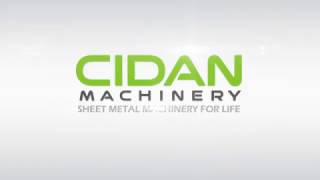 CIDAN Machinery  FORMA 40 forming 16ga galvinized box [upl. by Ainos77]