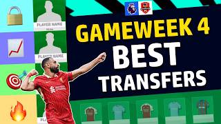 FPL Gameweek 4 Best Transfers  Transfer Matrix FPL 202425 [upl. by Elhsa]