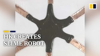 Magneticslime robot created by Hong Kong researchers [upl. by Marillin]