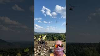 Helicopter water for firefighters helicopter firefighter viralvideo fypシ゚viral fyp [upl. by Alledi]