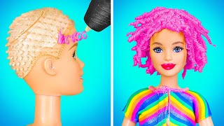 NOUVELLE IDEE COIFFURE MAGNIFIQUE POUR POUPEE  Relooking de Poupée  Idées Tendances par 123 GO [upl. by Hengel]