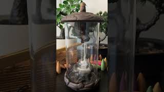 Dragons Mouth Flowing Water Backflow Incense Burner incenseburne incense zen cure relaxing [upl. by Epillihp]