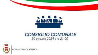 Consiglio Comunale del 30102024 [upl. by Godber614]