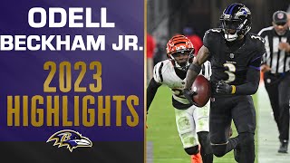 Top Odell Beckham Jr Plays From The 2023 Season  Baltimore Ravens [upl. by Ahsatel37]