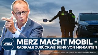 ZURÜCKWEISUNG VON MIGRANTEN Friedrich Merz fordert quotverbindliche Erklärungquot der Ampel bis Dienstag [upl. by Ahsinan]