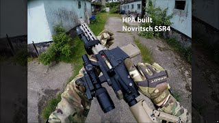 HPA Novritsch SSR4 with Polar Star Kythera Battlefield like Airsoft on Area49 Germany [upl. by Helli242]