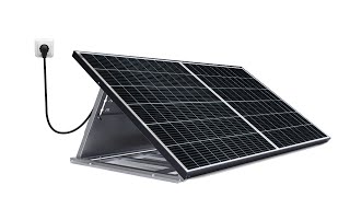 selfPV Easy Solar Kit  Aufstellen Ausklappen Anschließen [upl. by Airamas574]