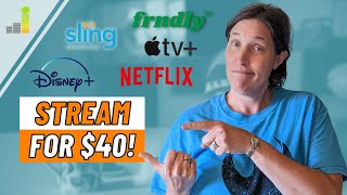 5 Awesome Streaming TV Bundles Under 40 A Month [upl. by Ariaic]