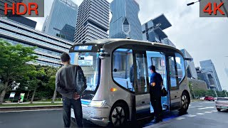 Guangzhou autonomous driving bus experience My first time in a selfdriving car [upl. by Navanod]