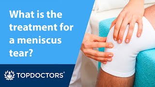 What is the treatment for a meniscus tear [upl. by Eartnoed]