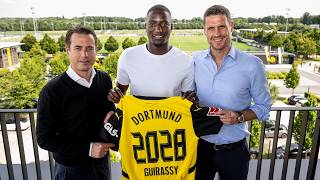 “I want to score goals win titles”  Serhou Guirassy is a Borusse [upl. by Hpeseoj]