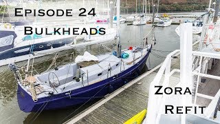 Fitting the Bulkheads  Ep 24  DIY Yacht Build [upl. by Corley372]