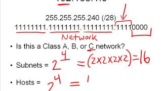 16 How to Find the Number of Subnets Valid Hosts [upl. by Nylyak]